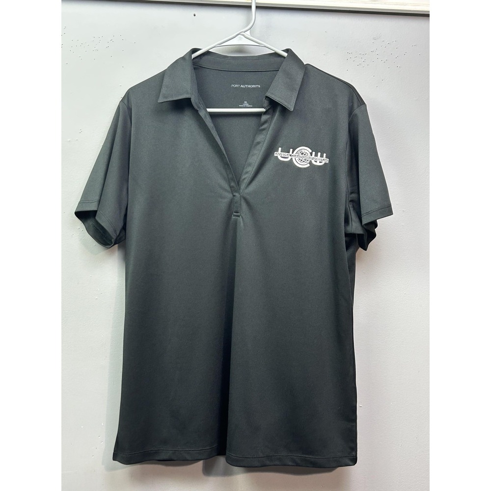 Universal Championship Wrestling Polo Shirt Womens XL Black UCW Port Authority